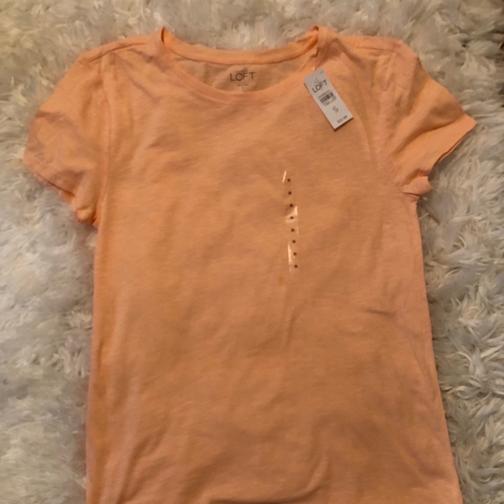Light Pink/Coral Loft t-shirt